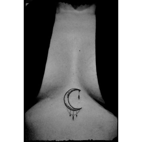 Moon Between Chest Tattoo, Moon Tattoo On Chest, Tattoo Entre O Peito, Moon Chest Tattoo Female, Moon Tattoo Chest, Tiny Chest Tattoo Female, Moon Chest Tattoo, Tattoo Under Chest, Underboob Tattoo Designs