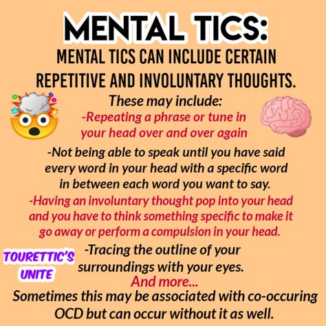 Tourettes Awareness, Ocd Quotes, Tourettes Syndrome Awareness, Health Memes, Tourettes Syndrome, Health Psychology, Neurological Disorders, Mental And Emotional Health, Mental Wellness