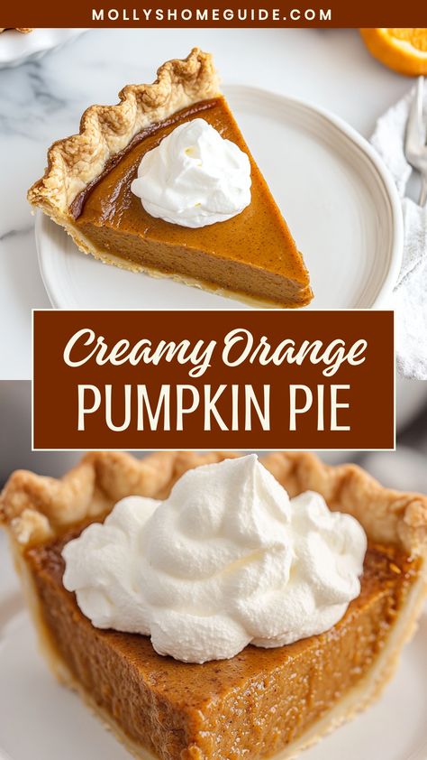 Indulge in the perfect autumn treat with our delicious orange pumpkin pie recipe. This dessert combines the rich flavors of pumpkin with a hint of citrusy orange, creating a unique and tasty twist on a classic favorite. Whether you're hosting a fall gathering or simply craving a cozy dessert at home, this orange pumpkin pie is sure to impress. The warm spices and creamy texture make it an irresistible choice for any occasion. Try baking this flavorful pie and savor the taste of the season in eve Pumpkin Pie From Fresh Pumpkin, Pie Pumpkin Recipes, Pumpkin Spice Pie, Best Pumpkin Pie Recipe, Pumpkin Pie Spice Recipe, Pie Spice Recipe, Hey There Pumpkin, Best Pumpkin Pie, Pumpkin Pie Recipe