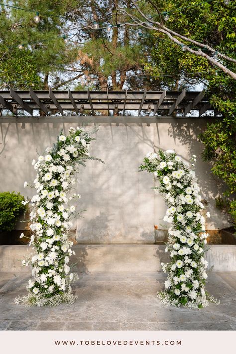 Get inspired by this stunning wedding arch adorned with elegant baby's breath flowers and white blooms. Perfect for an outdoor ceremony, this floral arch adds a touch of romance and sophistication to your special day. Ideal for couples seeking timeless wedding decor ideas.   For more breathtaking wedding inspiration, check out the link!   Photo credit: Dmitrii Raposo-Oleinik  #WeddingArch #BabysBreathFlowers #WeddingInspiration #OutdoorWedding #ElegantWedding #FloralDecor #WeddingIdeas Altar Ideas Wedding Outdoor Ceremony, Outside Wedding Arch, Flower Arch Wedding Ceremony, Open Arch Wedding, Baby Breath Arch, Indoor Ceremony Decor, Outdoor Wedding Arch Ideas, Outdoor Wedding Alter, Romantic Ceremony Decor