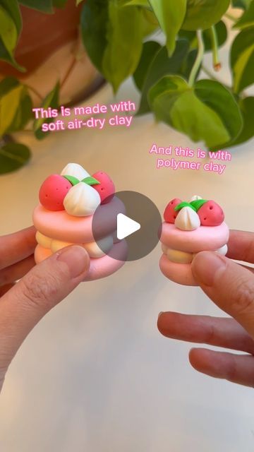 Claymoo on Instagram: "What’s the difference between soft air-dry clay and polymer clay? 🤔 #learntosculpt #polymerclay #diykit #craftkit #shopsmall #giftideas" Soft Clay Crafts, Soft Clay Art, Soft Air Dry Clay, Foam Clay Crafts, Easy Clay Sculptures, Foam Clay, Pink Wallpapers, Pottery Inspo, How To Make Pie