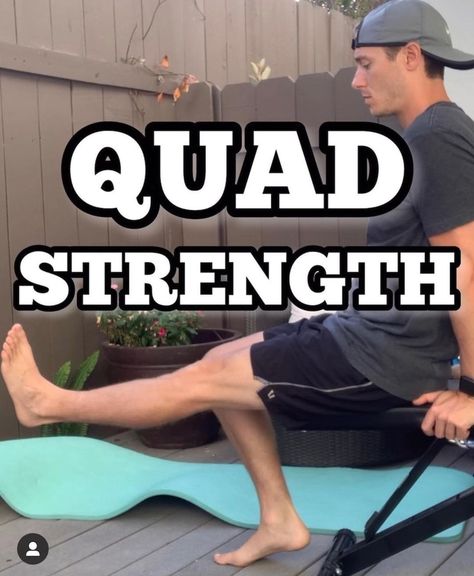 Rehab | Prehab | Strengthen on Instagram: “🦵 QUAD STRENGTH Are you recovering from a knee injury or surgery? Looking for ways to initiate quad strength?? ▶️ SAVE THIS POST!!…” Knee Injury Workout, Quad Stretch, Quad Exercises, Knee Exercises, Knee Surgery, Knee Injury, After Surgery, Quad, Surgery