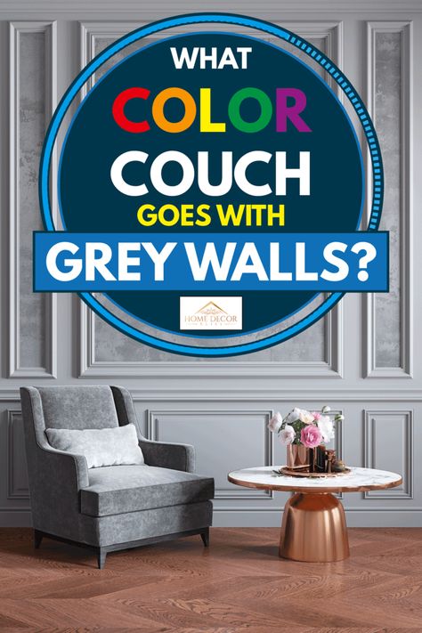 What Color Couch Goes With Grey Walls? - Home Decor Bliss Sofa For Grey Walls, Green Couch Gray Walls, Teal Blue Couch, Blue Green Couch, Color Couch, Colours That Go With Grey, Teal Couch, Oatmeal Muffin, Gold Couch