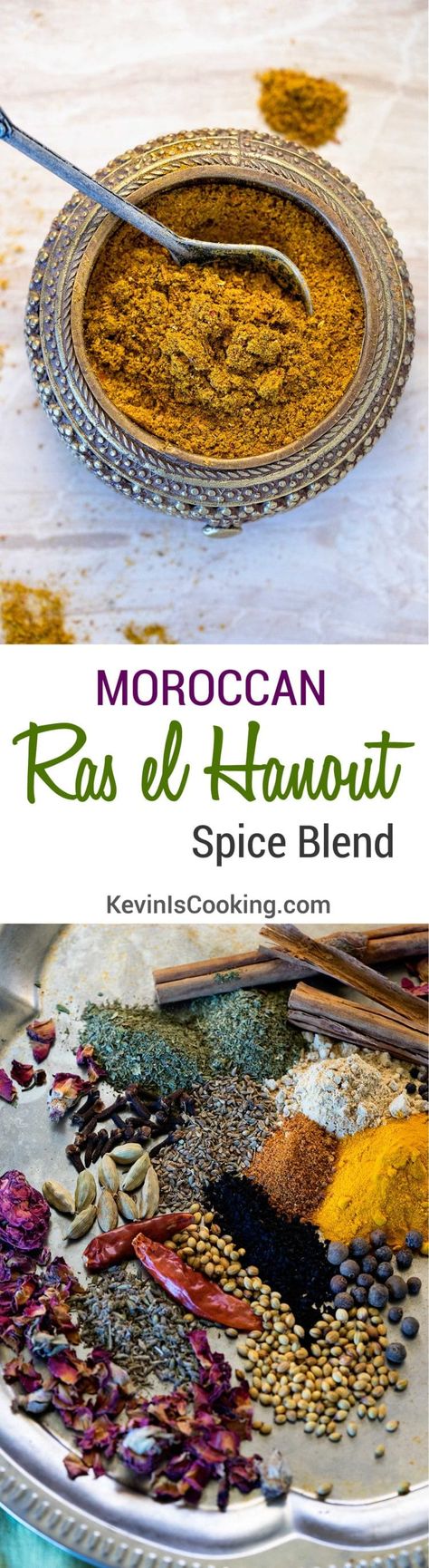 Like curry powders, there is no one recipe for a Ras el Hanout Spice blend, an outrageously aromatic North African spice blend with influences from India. via @keviniscooking Ras El Hanout Recipe, Lamb Tagine Recipe, Moroccan Spice Blend, Spice Rubs, Moroccan Cooking, Dry Rubs, Homemade Spice Mix, Tagine Recipes, Spice Mix Recipes