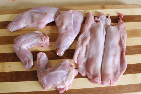 Rabbit Butchering, Rabbit Processing, Rabbit Sausage Recipe, Easy Rabbit Recipe, How To Cook Rabbit, Roast Rabbit, Rabbit Recipe, Rabbit Recipes, Raising Rabbits For Meat