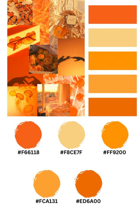 Black White Orange Aesthetic, Canva Color Palette Codes Orange, Red Hex Code Palette, Orange Hex Code Palette, Pretty Color Palette Hex Codes, Halloween Hex Codes, Dark Orange Color Palette, Orange Hex Code, Dress To Impress Hex Codes