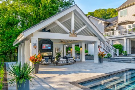 Poolhouse Pavilion, Pool House Pavilion, Pool House Cabana, Outdoor Pavillion, Pool House Shed, Pool Gazebo, Pool Guest House, Simple Pool, Pool Cabanas