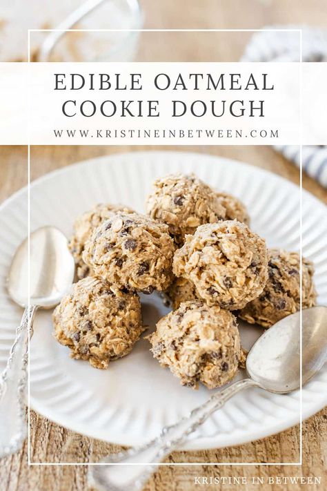 This edible oatmeal cookie dough has all the flavors of classic oatmeal cookies with the convenience of a no-bake recipe. Made with butter, brown sugar, oats, and mini chocolate chips or raisins, it's perfect for satisfying your cookie dough cravings safely and quickly. Enjoy it straight from the bowl or as a topping for your favorite desserts. Edible Oatmeal Cookie Dough, Oatmeal Cookie Dough, Best Christmas Cookie Recipe, Best Sweets, Oatmeal Cookie, Oat Cookies, Trending Recipes, Chocolate Chip Oatmeal, Chocolate Chip Cookie Dough