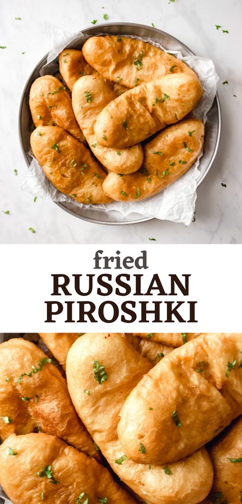 Russian Dinner Recipes, Russian Recipes Traditional, Russian Piroshki Recipe, Pirozhki Recipe, Piroshky Recipe, Russian Dinner, Party Food Ideas Easy, Potatoes And Meat, Piroshki Recipe