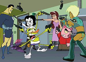 Drawn Together Mexican Standoff, Fritz The Cat, Fart Jokes, Drawn Together, Nickelodeon Cartoons, First Animation, Cartoon Posters, Simple Cartoon, Fantasy Movies