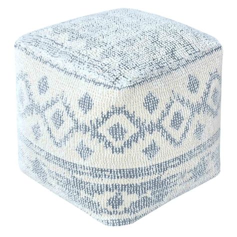 Honeybloom Blue & Cream Pouf Foyer Tables, Dorm Themes, Coastal Room Decor, Blue Dorm, Beach House Room, Blue Room Decor, Bedroom Benches, Surf Room, Affordable Bedroom