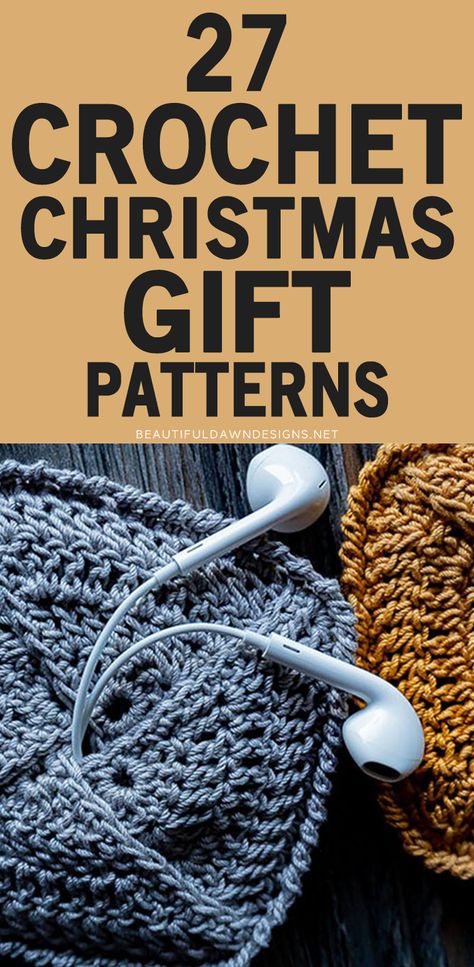 Crocheted Christmas Gifts Ideas, Crochet Survival Gear, Christmas Gift Crochet Patterns, Crochet Present For Boyfriend, Must Have Crochet Items, Crochet Christmas Gifts Easy, Things To Crochet For Christmas Gifts, Modern Crochet Gifts, Diy Crochet Christmas Gifts