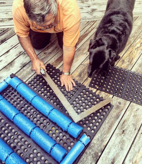 DIY Dock & Boat Ramp for Dogs – Halifax Dogventures Dog Ramp For Stairs, Dog Ramp Diy, Dog Boat Ramp, Ramp For Dogs, Dog Pool Ramp, Diy Dock, Dogs House, Lake Dock, Pet Ramp