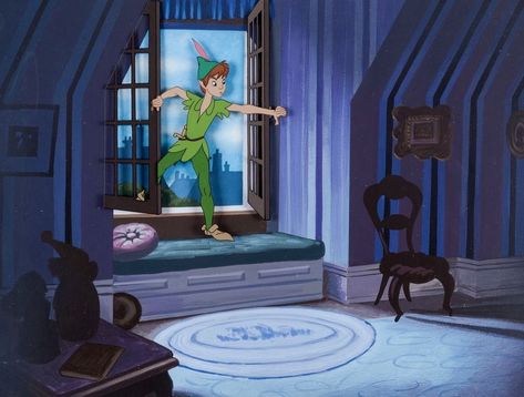 Peter Pan Bedroom, Peter Pan Hook, Peter Pan Shadow, It Will Happen Again, Wendy Peter Pan, Peter Pan Party, Peter Pan Disney, London Buildings, Set Design Theatre