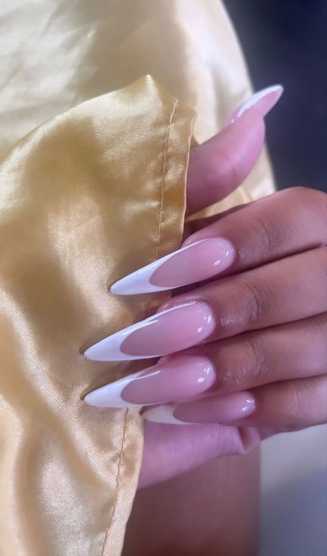 Long Oval Nails Acrylics, Long Oval Nails, Sarah Core, Nail Ideas Simple, Long Almond Nails, Acrylic Toes, Acrylic Toe Nails, Drip Nails, White Acrylic Nails