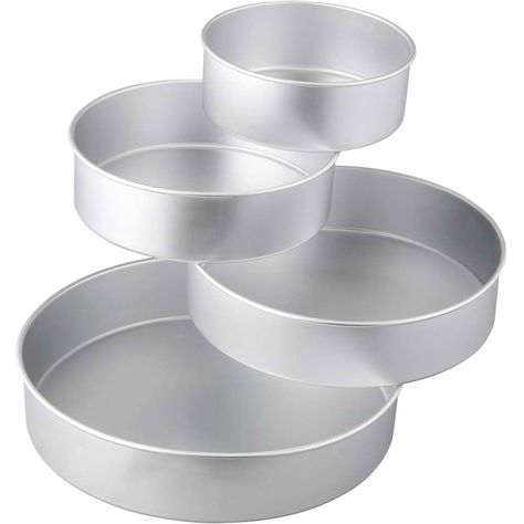 Space Saving Furniture Tiny Houses, Wilton Cake Pans, Cake Pan Set, Tool Cake, Wilton Cakes, Cooking Supplies, Round Cake, Baking Set, House Supplies