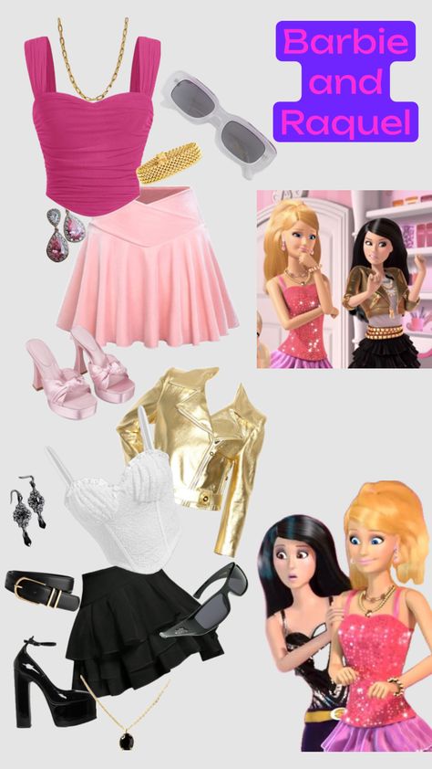 Raquelle Barbie Halloween Costume, Fun Halloween Outfits, Lilly Pulitzer Outfits, Barbie Halloween Costume, Classy Halloween Costumes, Matching Halloween Costumes, Bff Halloween Costumes, Barbie Halloween, Movie Inspired Outfits