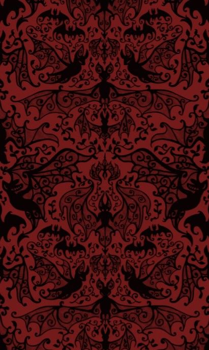 Gothic Halloween Background, Vampire Goth Aesthetic Wallpaper, Gothic Desktop Wallpaper Hd, Red And Black Gothic Wallpaper, Vampy Wallpapers, Red And Black Halloween Wallpaper, Red Wallpaper Goth, Repetitive Pattern Design, Vampiric Wallpaper