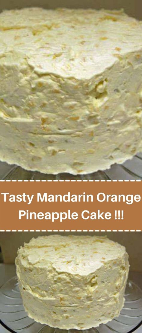 Orange Pineapple Cake Recipe, Orange Pineapple Cake, Mandarin Cake, Mandarin Orange Cake, Cake Pineapple, Pineapple Cake Recipe, Orange Cake Recipe, Pineapple Recipes, Duncan Hines