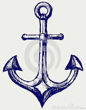 Anchor Sketch - Download From Over 24 Million High Quality Stock Photos, Images, Vectors. Sign up for FREE today. Image: 26513776 Anchor Sketch, Anchor Drawings, Anchor Pictures, Anker Tattoo, Anchor Tattoos, Anchor Tattoo, Mermaid Under The Sea, Doodle Designs, Creative Drawing