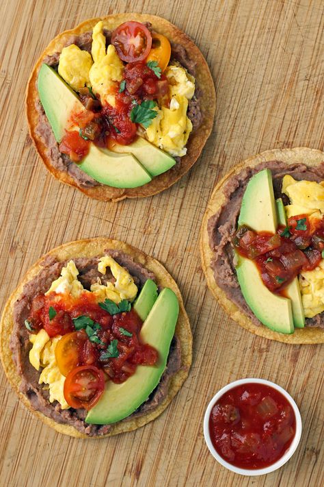 Breakfast And Brunch, Breakfast Tostadas, Emily Bites, Recipes Chili, Cake Pizza, Pizza Sandwich, Idee Pasto, Pasta Food, Läcker Mat