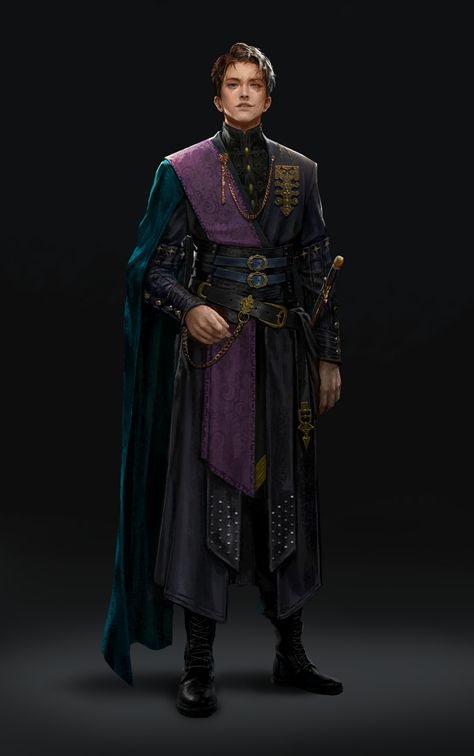 ArtStation - lord Dnd Masquerade, Mage Clothes, Mage Clothing, Bard Outfit, Character Costume Design, Bard Character, Asoiaf Fashion, Arthur And Merlin, Mage Robes