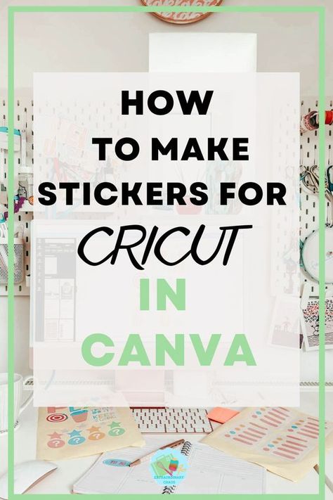 Cricut Crafts Gifts, How To Print Stickers From Canva, Creating Stickers In Canva, Cricut Maker Stickers, How To Make Your Own Stickers At Home, How To Make Stickers With Canva, Making Stickers With Canva, How To Use Canva For Cricut, Canva To Cricut