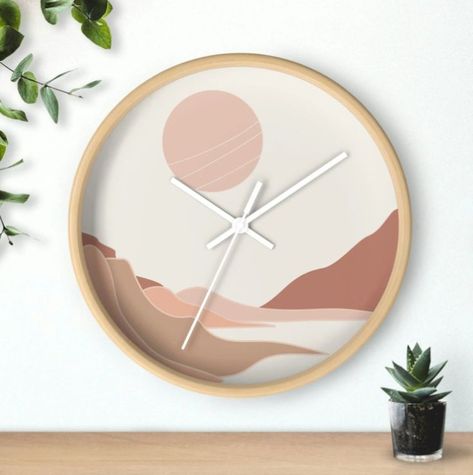 Every second counts! An exciting and practical accent in any room, this unique high quality Wall Clock serves as a statement piece, creating a personalized environment.
.: Wooden frame
.: Plexiglass face
.: Pre-installed backside hook
.: For indoor use
.: Requires one AA battery (NOT included)
.: Silent clock mechanism Boho Wall Clock, Nursery Minimalist, Organic Design, Jan 11, Aa Battery, Boho Wall, Apartment Decor, Wooden Frames, Modern Contemporary