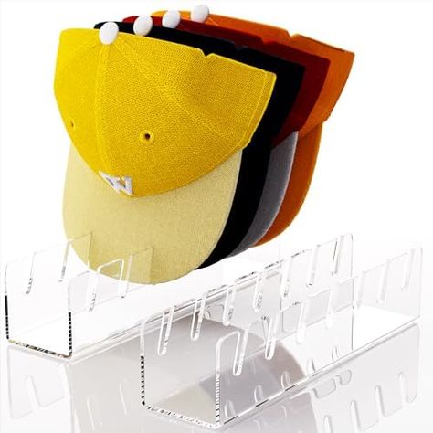 Amazon.com: ACTBIO Hat Stand for Baseball Caps, 2 Pcs No Install Acrylic Hat Organizer for 14 Baseball Caps, Hat Holder Hat Storage Hat Display Baseball Cap Rack for Bedroom, Closet, Dresser, Office (Clear) : Home & Kitchen Baseball Cap Rack, Baseball Caps Storage, Closet Dresser, Cap Rack, Hat Organizer, Cap Organizer, Hat Racks, Cap Display, Hat Stand