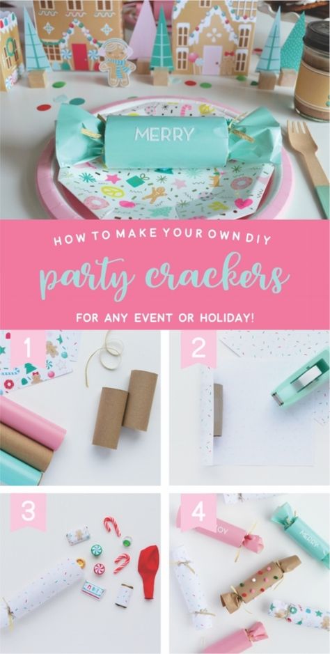 Party Crackers Favors, Diy Party Crackers, Diy Crackers, Class Party Favors, Class Mom, Diy Christmas Crackers, Christmas Party Crafts, Party Crackers, Easter 2024