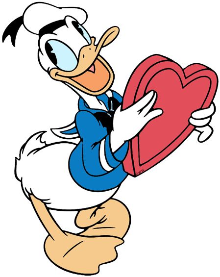 Donald And Daisy Duck, Gif Disney, Disney Valentines, Daisy Duck, Animated Stickers, Walt Disney Company, Line Sticker, Love Gif, Mickey And Friends