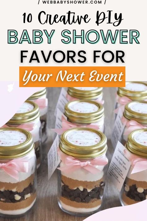 Impress your guests with these 10 creative DIY baby shower favors, each one designed to make a lasting impression on your loved ones. With these delightful keepsakes in hand, your guests will always remember how special they were at your celebration. Let's explore the world of creative DIY baby shower favors together! Twin Baby Shower Favors, Winter Baby Shower Party Favors, Mason Jar Baby Shower Ideas, Diy Baby Shower Favors For Guests, Party Favors Baby Shower Girl, Baby Shower Take Home Favors, Baby Shower Crafts For Guests, Winter Baby Shower Favors, Baby Shower Keepsake Ideas