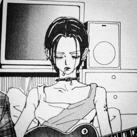 Croquis, Nana Osaki Manga, Uk Icon, Nana Manga, Shojo Anime, Nana Osaki, Manga Icon, Old Anime, Hair Black