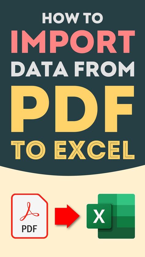 how to import data from pdf to excel Excel Shortcuts Cheat Sheets, Pdf To Excel, Microsoft Excel Formulas, Excel Tricks, Excel Training, Excel For Beginners, Computer Ideas, Computer Lessons, Computer Tricks