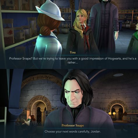 Snape Hogwarts Mystery, Hogwarts Mystery Memes, Snape Funny, Harry Potter Games, Professor Snape, Harry Pottah, Hogwarts Mystery, Alan Rickman, Severus Snape