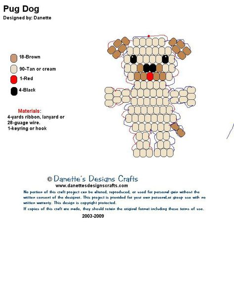 Elephant Pony Bead Pattern, Beaded Animal Keychain Tutorial, Pony Bead Dog Patterns, Beadie Critter Patterns, Bead Animal Keychain Patterns, Bead Pets Pattern Diy Tutorial, Pony Beads Animals, Bead Buddies Patterns, Bead Pet Patterns