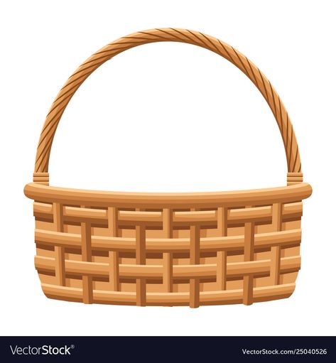 Childcare Activities, Basket Illustration, Basket Cartoon, Basket Clipart, Basket Drawing, Colorful Baskets, Photo Clipart, Wooden Basket, Paper Basket