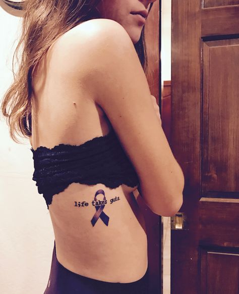 Crohn's Tattoo Ibd Tattoo Ideas, Crohn’s Tattoo, Chrons Disease Tattoo, Domestic Survivor Tattoos For Women, Ibd Tattoo, Crohns Tattoo Ideas, Fibro Tattoo, Crohns Tattoo, Awareness Tattoos