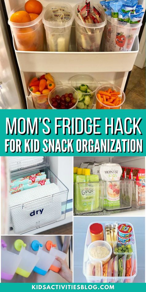 Mom’s Fridge Hack for Kid Snack Organization. Organizing snacks in the fridge makes meal time and snack time so much easier. If you’re a parent that needs a little more organization in the kitchen, then look no further. Self-serve for my kiddos means help yourself without asking and it’s always an okay snack (any time of day, bedtime snacks, etc.) Refrigerator Snack Organization, Kid Snack Organization Ideas, Fridge Organization Snacks, Summer Snack Organization For Kids, Easy Snacks To Keep In Fridge, Snacks For The Fridge, Self Serve Kids Snacks, Kids Summer Snack Station, Toddler Pantry Snacks