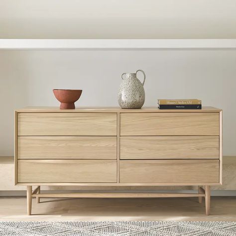 Contemporary, Mid Century & Modern Bedroom Furniture | Article Scandinavian Dresser, Mid Century Modern Bedroom Furniture, Light Wood Dresser, Modern Dressers, Living Room Decor Neutral, Oak Dresser, Mid Century Modern Dresser, Mid Century Modern Bedroom, Full Bed Frame