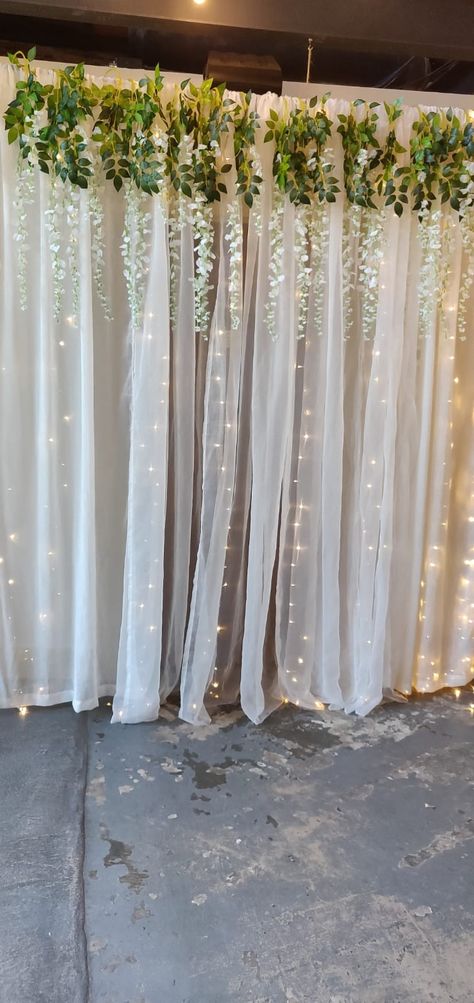 Curtain lights backdrop