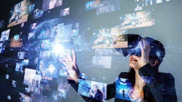 #techglasses #virtualreality #VRgamingexperience Future Technology Concept, Future Thinking, Virtual Reality Technology, Virtual Environment, Vr Experience, Virtual Museum, Technology Trends, Future Technology, Immersive Experience