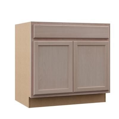 Unfinished Base Cabinets in Beech – Kitchen – The Home Depot Beech Kitchen Cabinets, Beech Kitchen, Panel Door Design, Unfinished Kitchen Cabinets, Wood Door Frame, Unfinished Cabinets, Solid Oak Doors, Framed Cabinet, How To Install Countertops