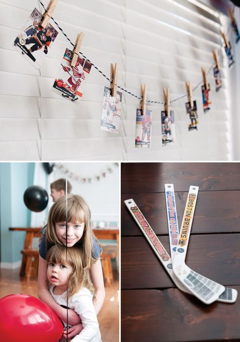 Nhl Birthday Party, Hockey Bday Party Ideas, Nhl Birthday Party Ideas, Hockey Party Decorations Diy, Kids Hockey Birthday Party, Nhl Theme Birthday Party, Hockey Birthday Party Ideas, Hockey Birthday Party, Hockey Rink Birthday Party