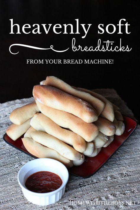 Heavenly Soft Bread Machine Recipes No Yeast, Soft Breadsticks, Bread Machine Recipes Sweet, Easy Bread Machine Recipes, Trendy Recipes, Best Bread Machine, Pizza Dough Recipe Easy, Bread Sticks Recipe, Bread Maker Recipes