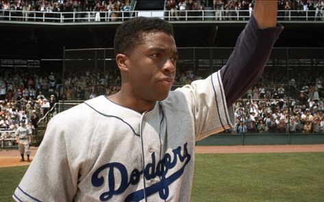 42 Movie, Sports Movie, Jackie Robinson, Black Hollywood, Chadwick Boseman, Shocking News, Denzel Washington, Harrison Ford, Movie Theater