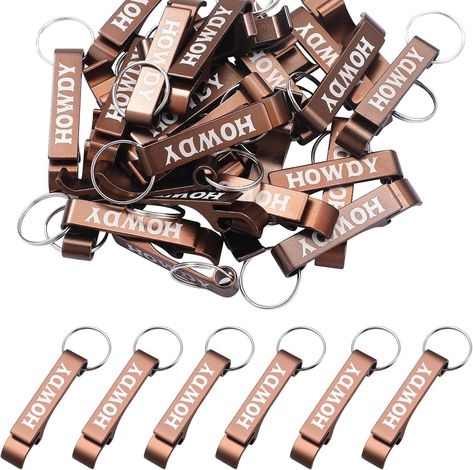 Amazon.com: Junkin 30 Pcs Western Cowboy Party Favors Bottle Opener Keychain Bulk Metal Beer Can Beverage Opener Keychains for Bar Birthday Baby Shower Wedding Wild West Theme Party Decorations Gift Souvenirs: Home & Kitchen Western Engagement Party, Wild West Theme Party, Keychain Bulk, Western Wedding Favors, Western Party Favors, Western Cowboy Party, Cowboy Party Favors, Cowboy Party Decorations, Cowboy Theme Party