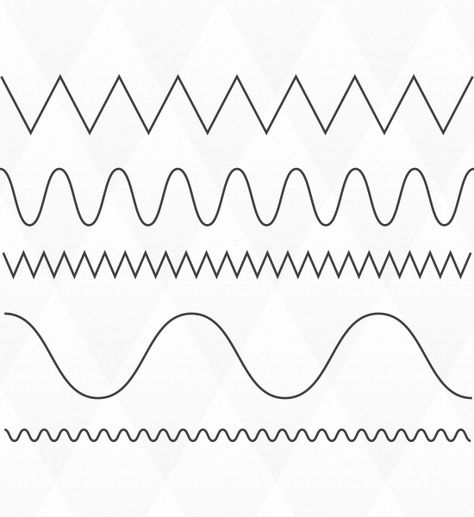 Illustrator tutorial: waveyandcurvyzigzagline Quick Tip: How To Create Wavy And Zig Zag lines In Illustrator Zig Zag Line Drawing, Zig Zag Lines Art Design, Line In Art, Games Drawing, Zig Zag Lines, Lines Drawing, Line Animation, Apple Picture, Zigzag Line