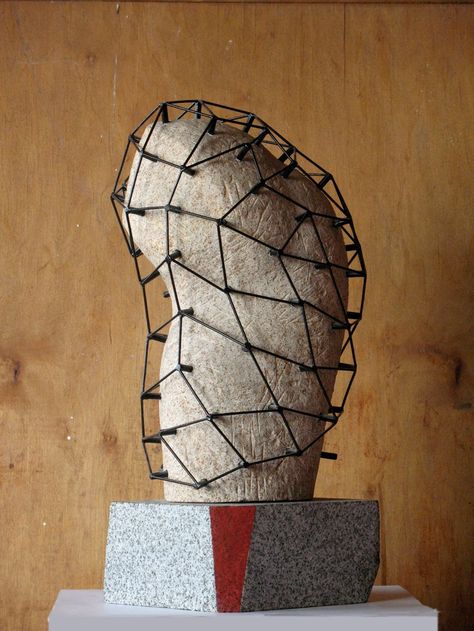 Inspirational Sculpture, Stone Garden Statues, Sculpture Abstract, Concrete Art, Small Sculptures, Pottery Sculpture, Sculpture Painting, Carved Stone, Contemporary Sculpture