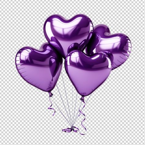 Heart Effect, Purple Balloon, Mirror Drawings, Clip Art Frames Borders, Purple Foil, Purple Mirror, Purple Balloons, Mens Rings Fashion, Pottery Painting Designs